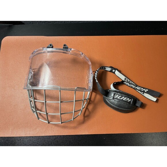 Bauer Hybrid Hockey Visor & Cage - Face Mask, YOUTH Large - Picture 1 of 4